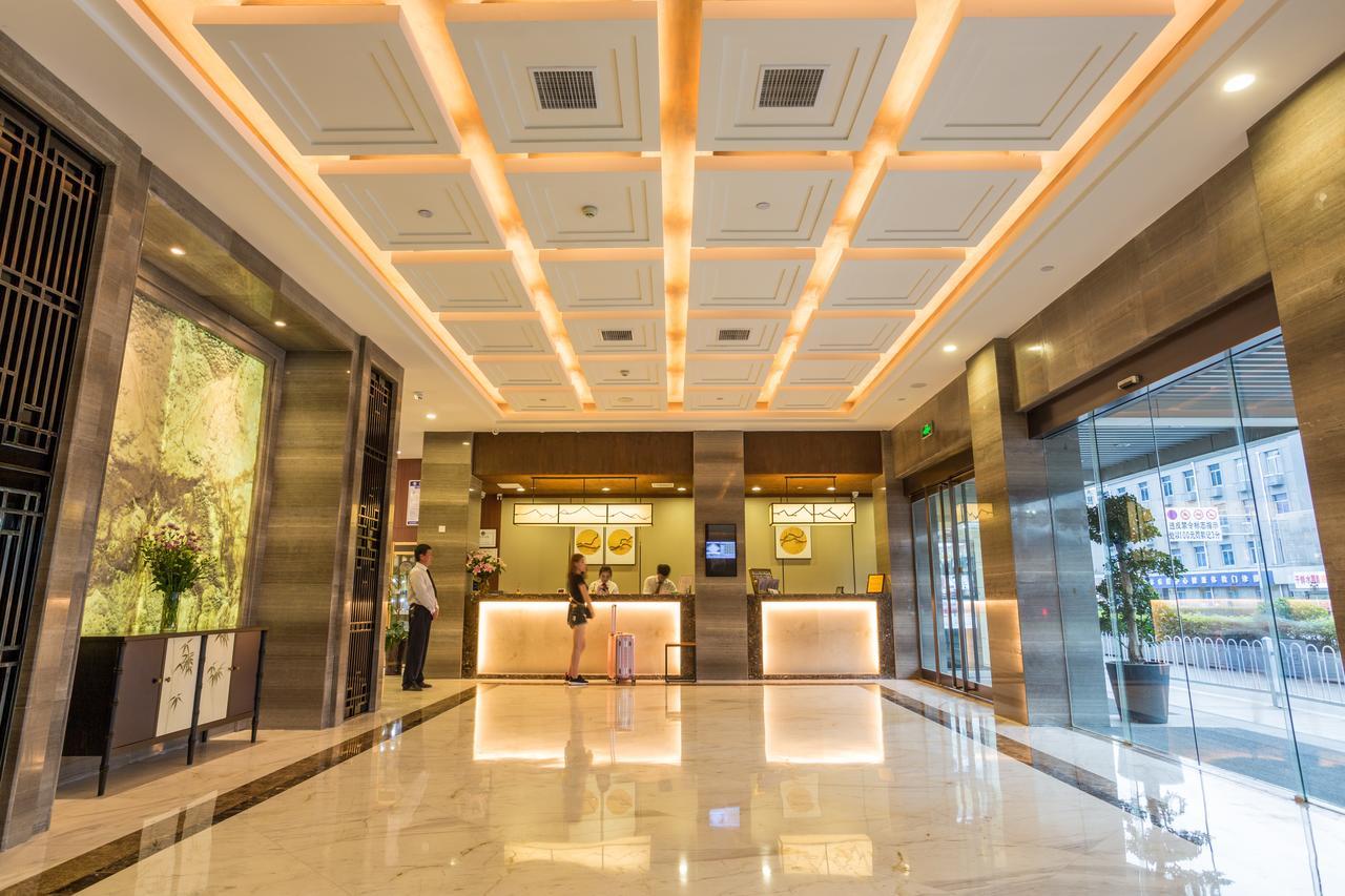 Metropolo Jinjiang Xuzhou Railway Station Suning Plaza Chudu Hotel Kültér fotó